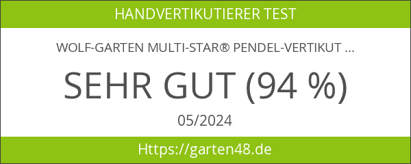 WOLF-Garten multi-star® Pendel-Vertikutierer UG-M 3; 3549000